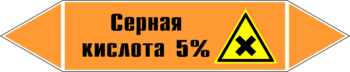 Маркировка трубопровода "серная кислота 5%" (k23, пленка, 507х105 мм)" - Маркировка трубопроводов - Маркировки трубопроводов "КИСЛОТА" - . Магазин Znakstend.ru